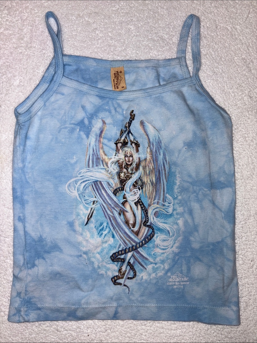 Vintage Mountain girl Angel Tank Top Cami Whimsigoth Y2K Goth Emo girls small